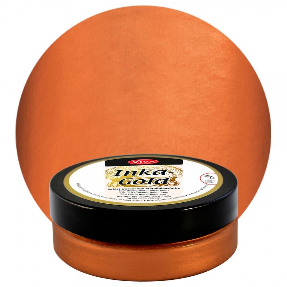Viva Decor Inka Gold Gilding Wax2.3 oz (Copper) - Easily Applic Kitchen