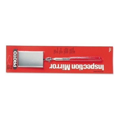 Inspection Mirror,Telescoping, 2-1/8 in x 3-1/2 in, 11-1/4 in to 15-1/2 in L