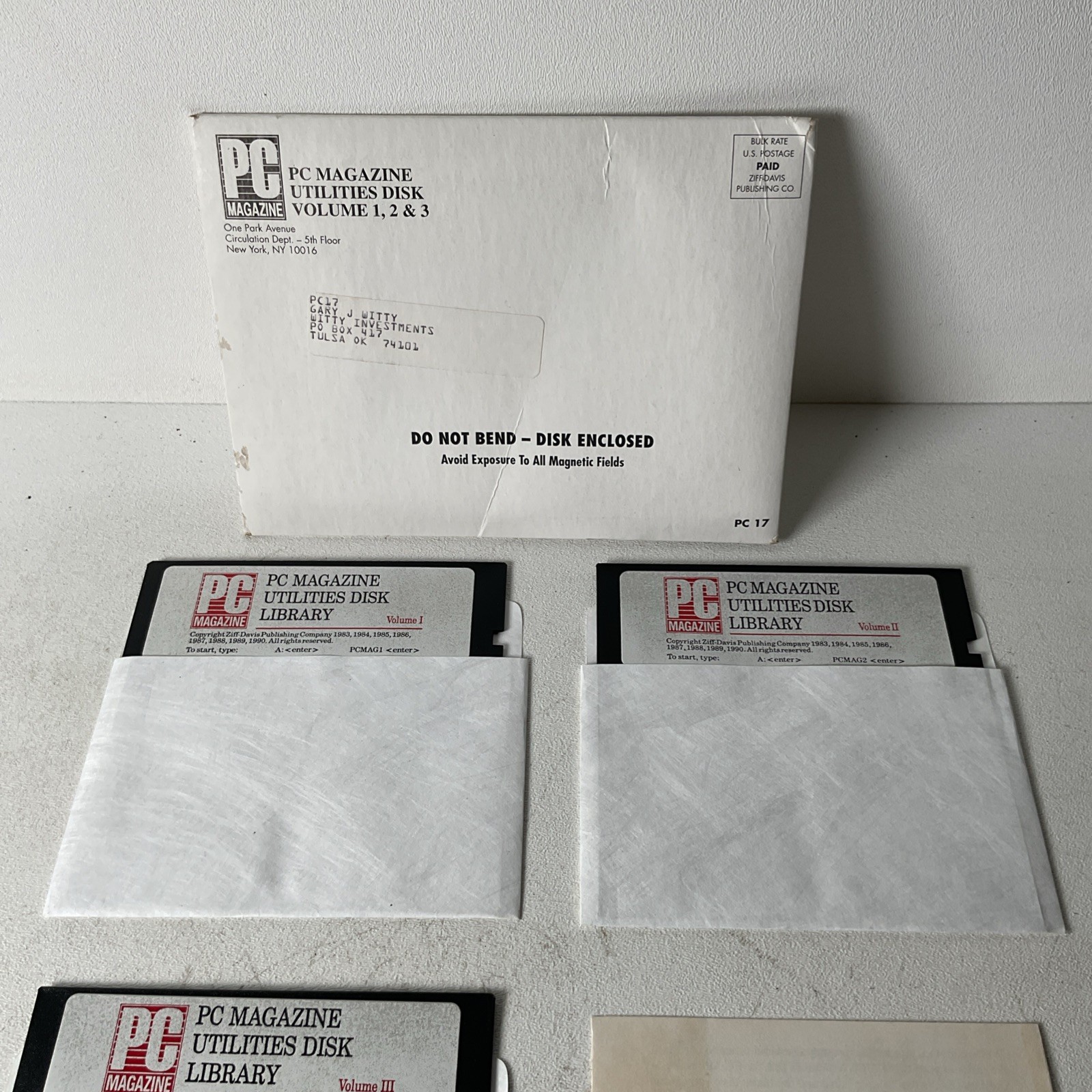 PC Magazine Utilities Disk Library Volume 1 - 3