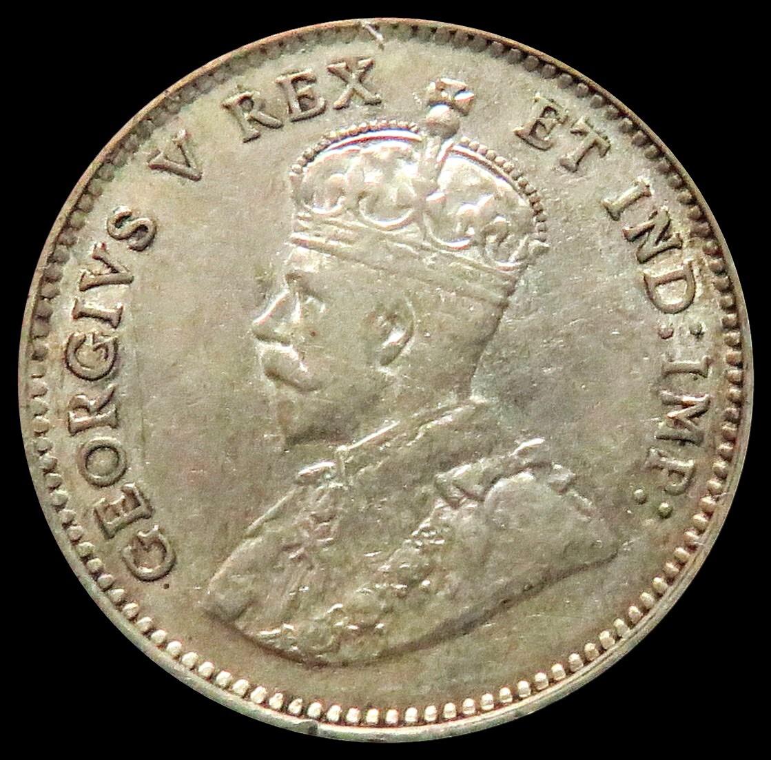 1911 SILVER CANADA 5 CENTS KING GEORGE V COIN