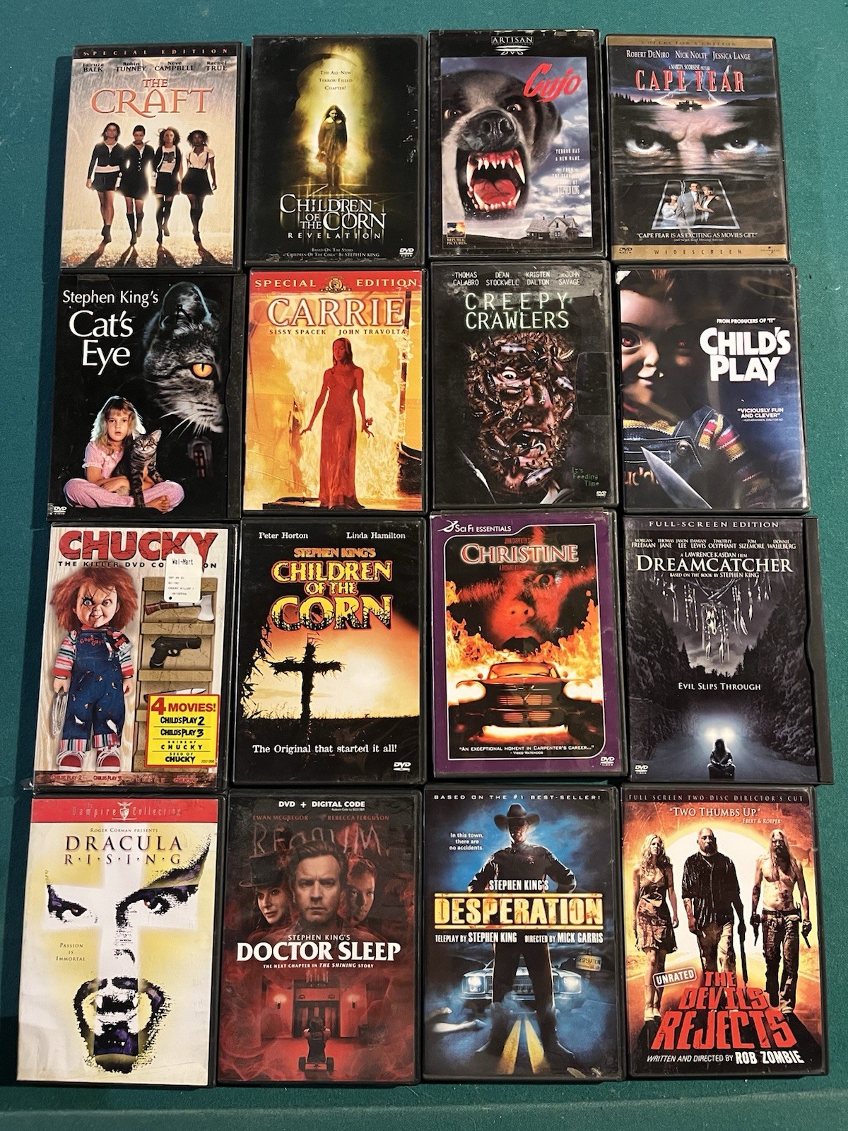 #12 HORROR DVD LOT PICK & CHOOSE Drop Down Menu $5 Flat Combined Shipping