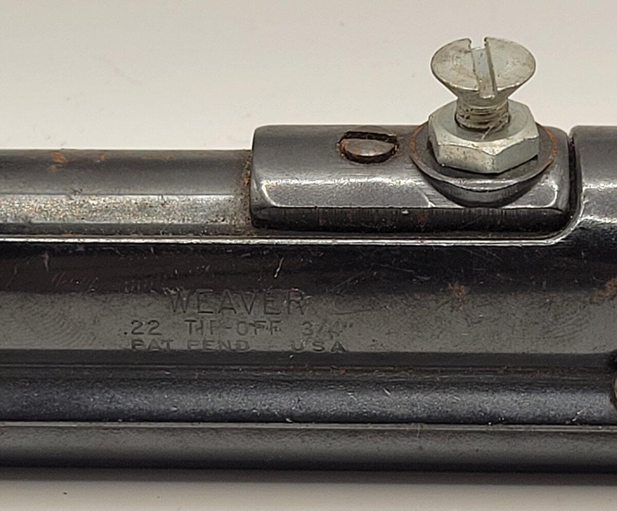 Vintage Weaver B6 Tip Off Mount Rifle Scope El Paso TX
