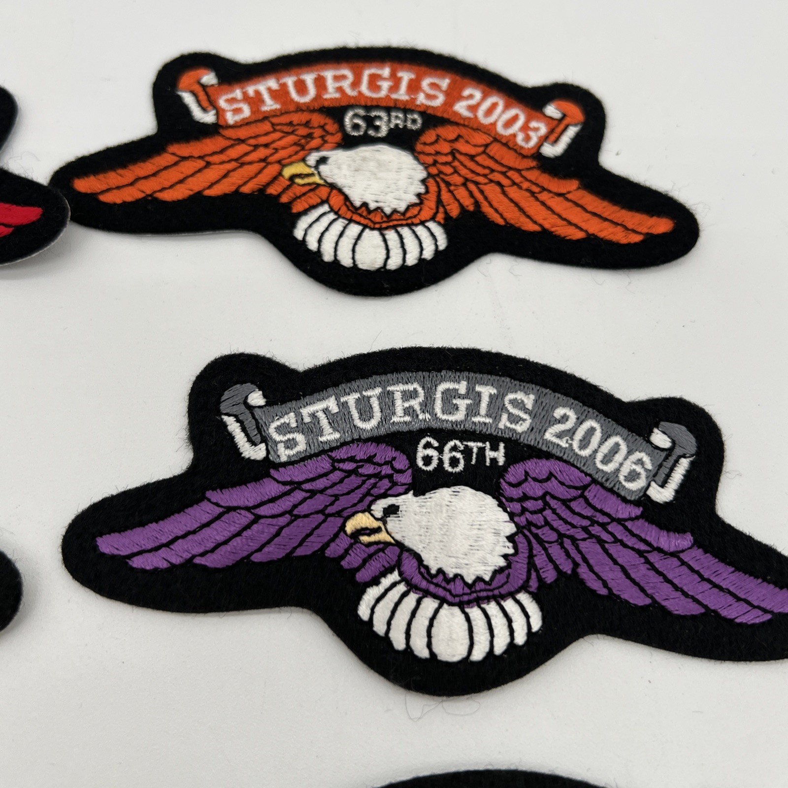 Sturgis Rally Patches Sequential Bundle 2001–2009 Officially Licensed Fast Ship!