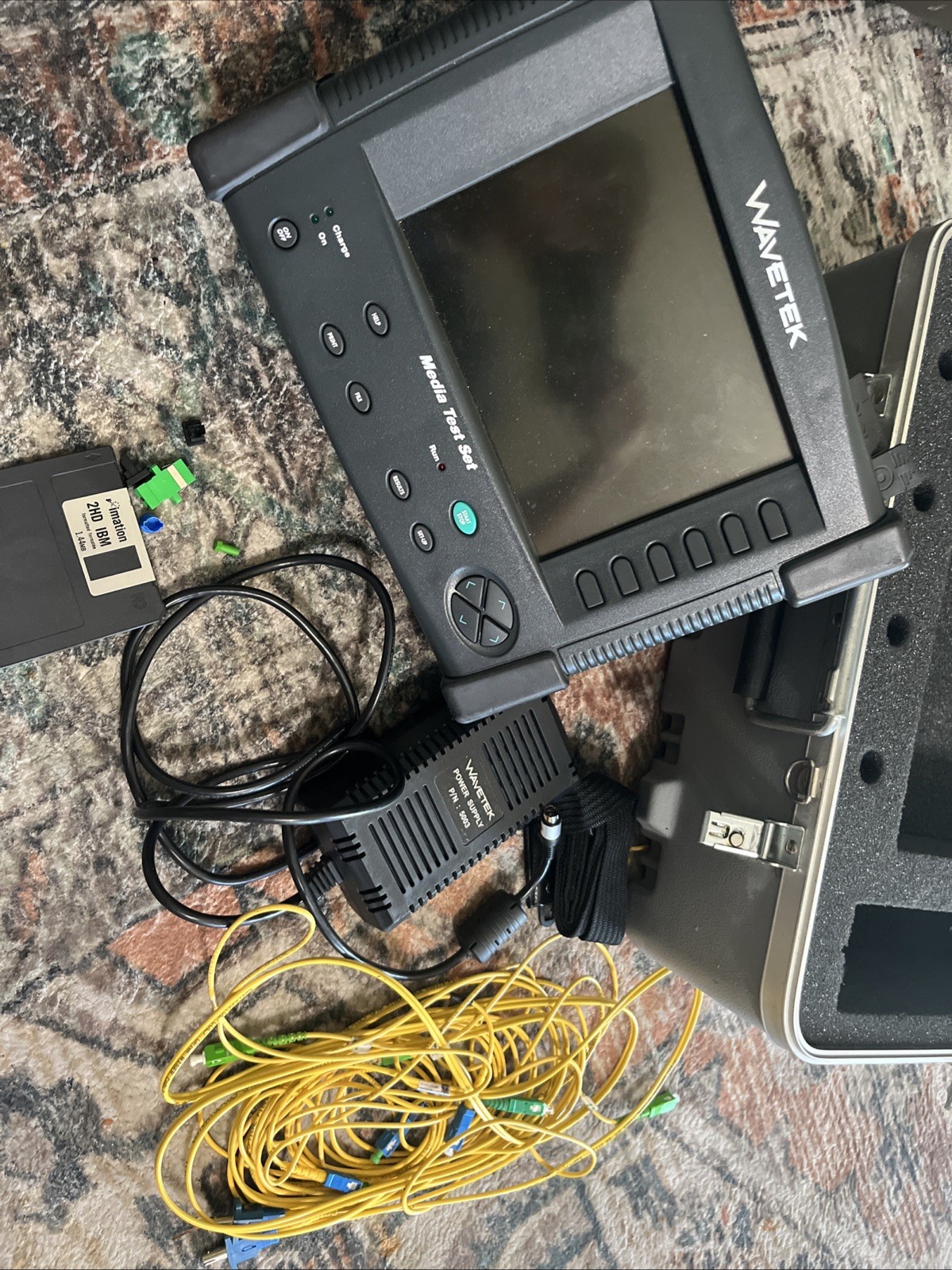 Wavetek MTS-5100 Media Test Set OTDR Mainframe w/Case And Untested Item