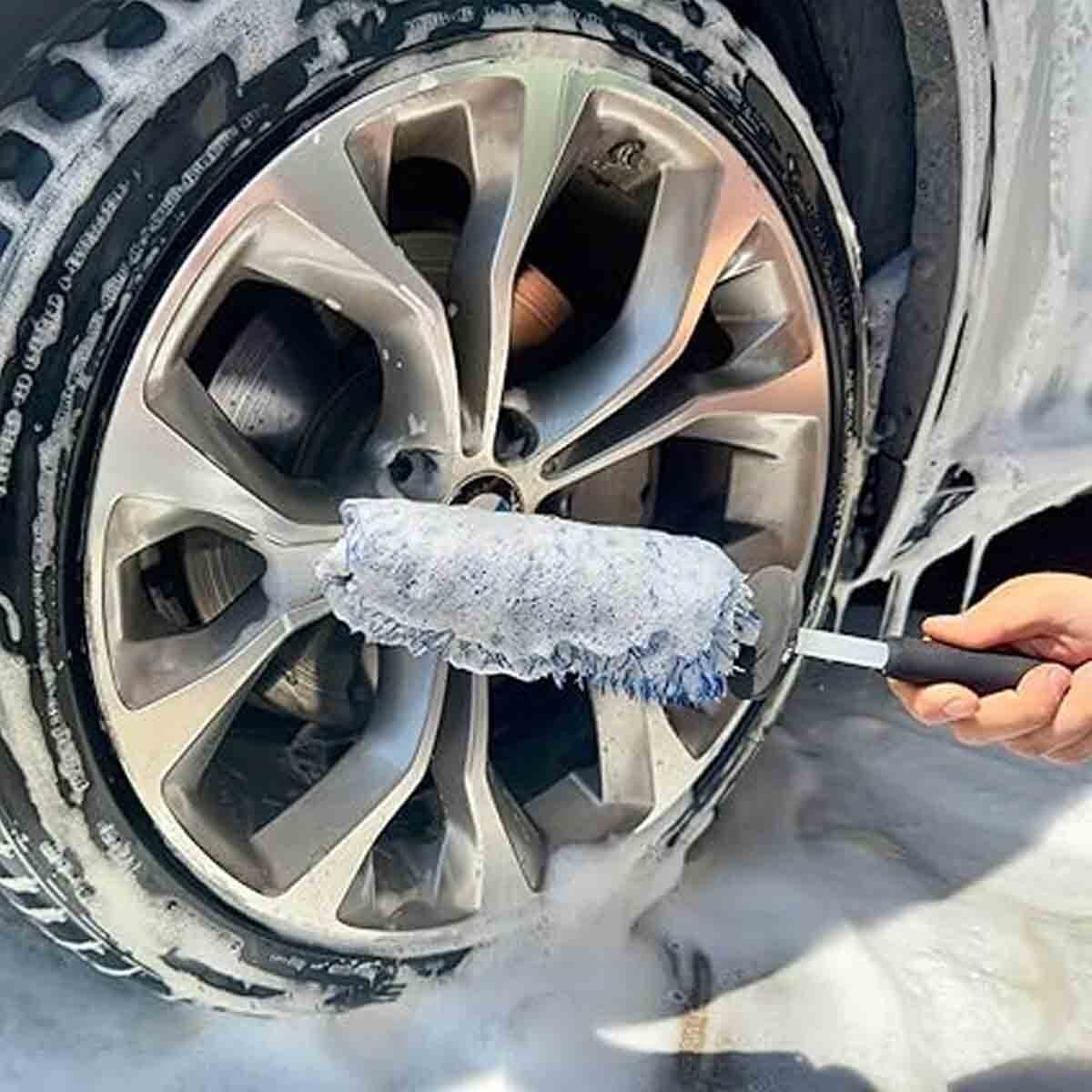 Car Detailing Brush Set, Cleaning Kit, Windshield Tool, Interior/Exterior Wheels