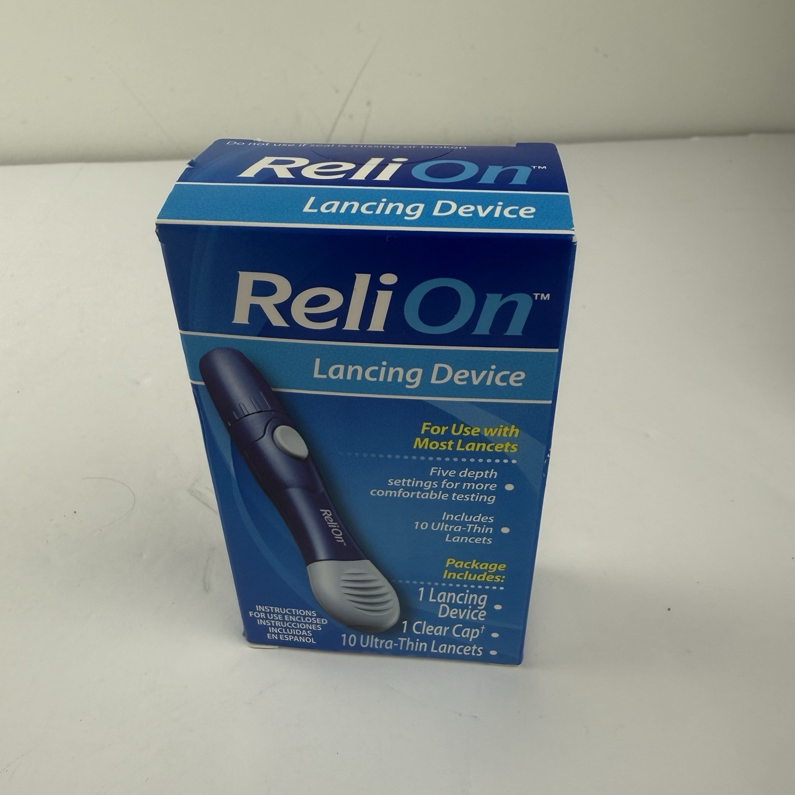 ReliOn Lancing Device With 10 Lancets