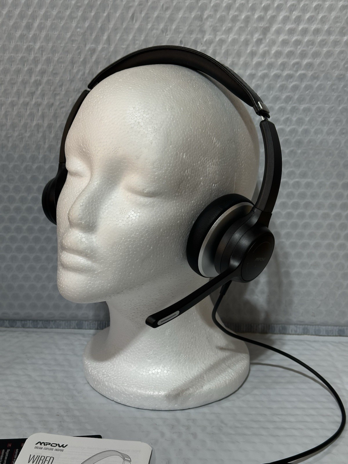 MPOW BH328A Wired Computer Headset with Noise Canceling - New In Box!