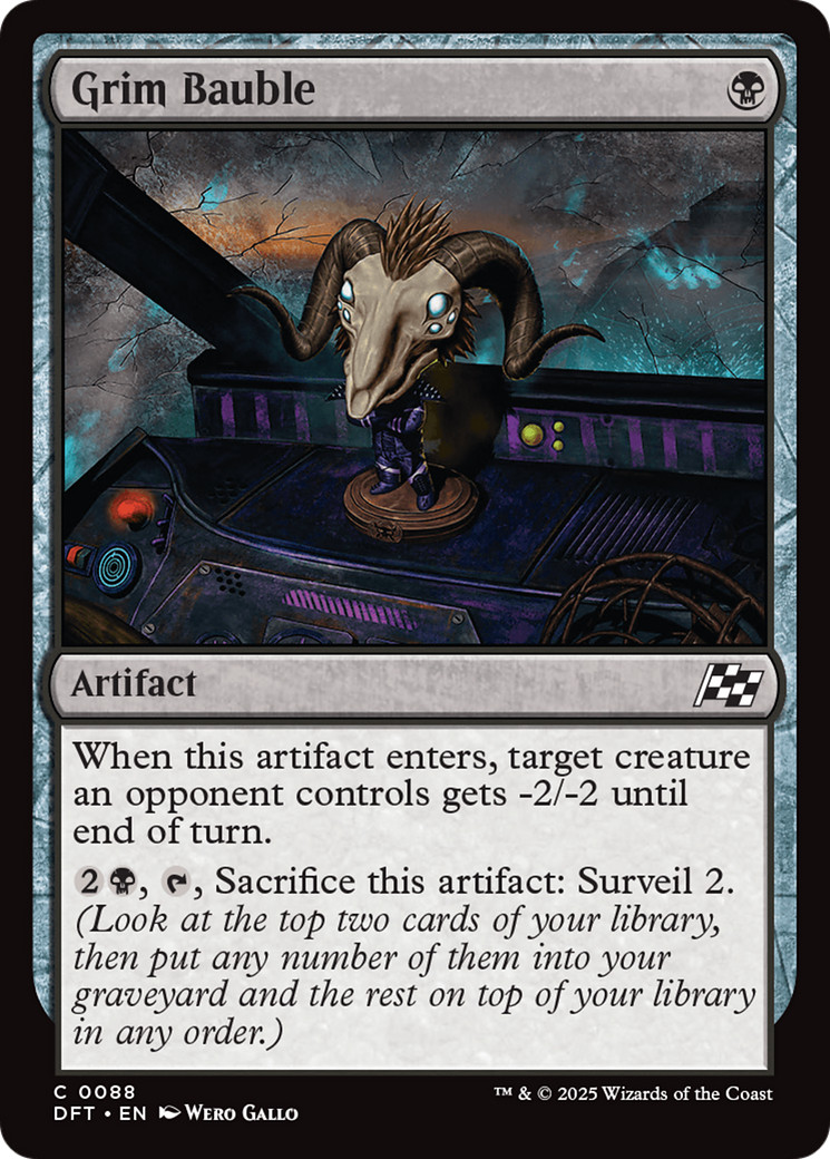 x4 Grim Bauble DFT Aetherdrift MTG 88 COMMON M/NM 4x