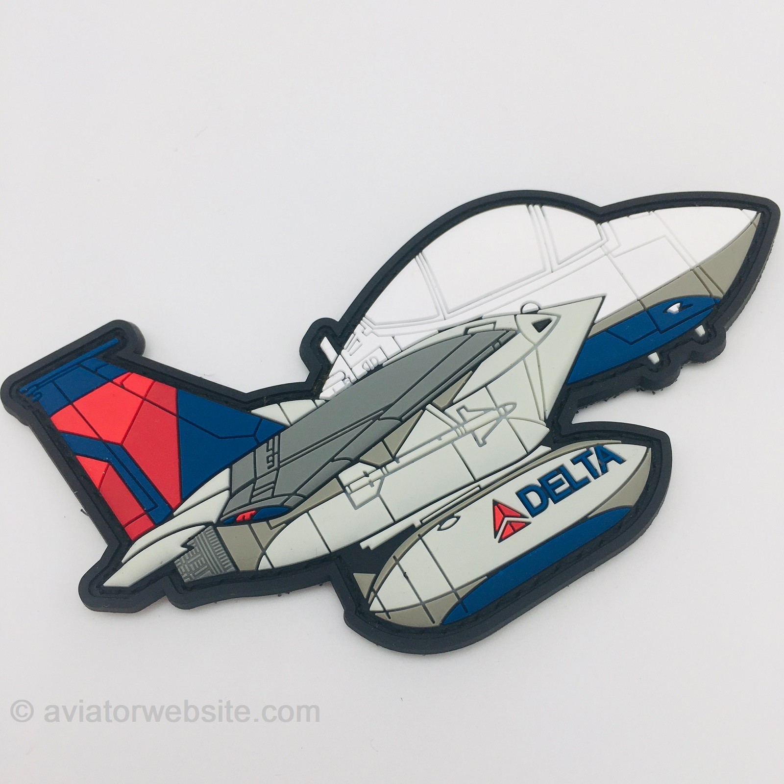 USAF 131 FS F-15 "DELTA Driver" PVC Patch - with Hook&Loop Backing