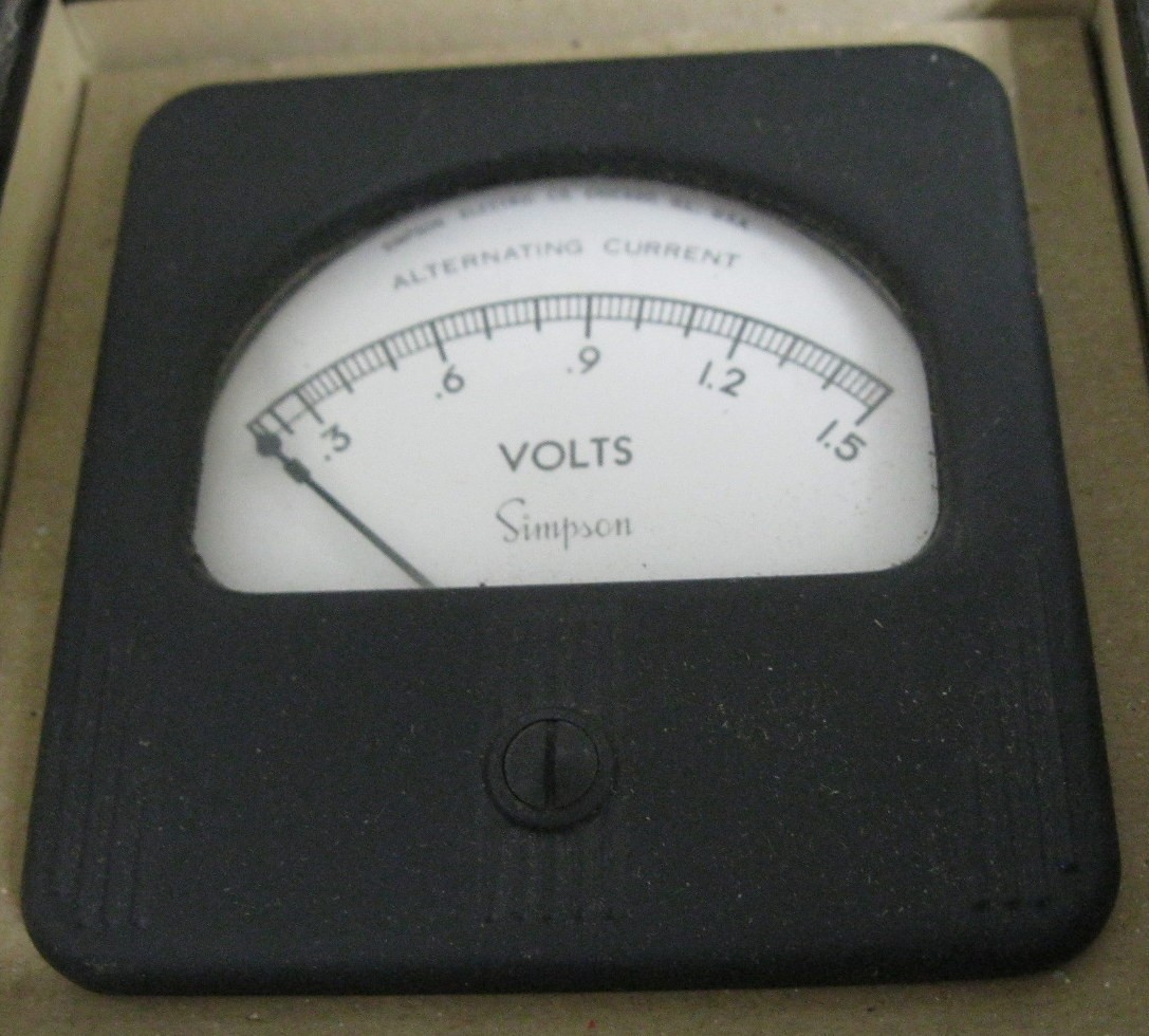 Simpson Model 57 AC Voltmeter 0-1.5