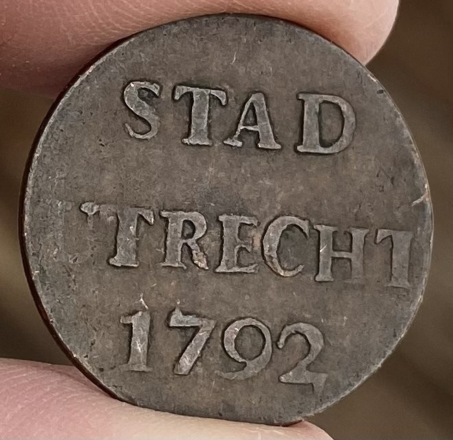 1792 DUIT - VOC Netherlands - Utrecht - Holland Dutch - East India Company e720