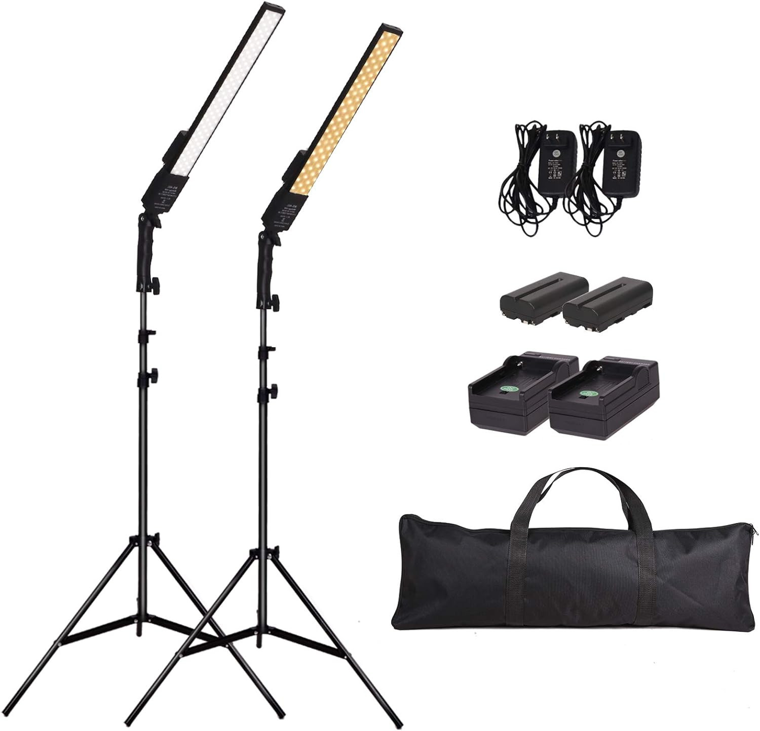 LED Video Light Battery Powered Photography Light Portable Handheld Wand,Dimmabl