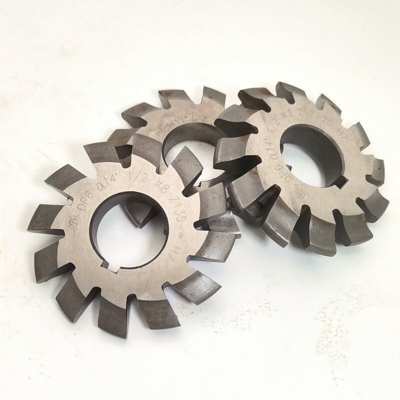 DP6 14-1/2 Degree 14.5°#1-8 Involute Gear Cutters Bore 27mm Gear Cutter 8pcs/set