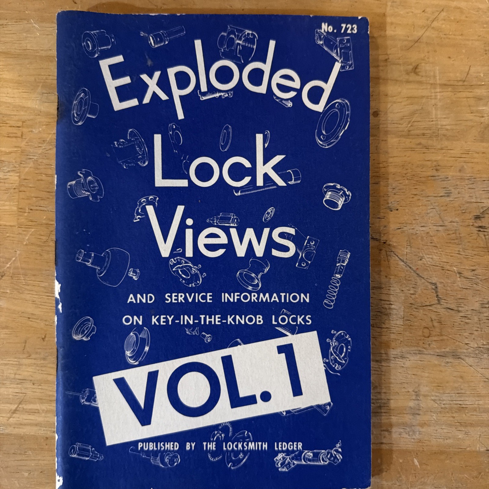 🔥 🔥 Locksmith Ledger VOL. 1,2,3 Exploded Lock Views & Padlock Handbook 🔥🔥