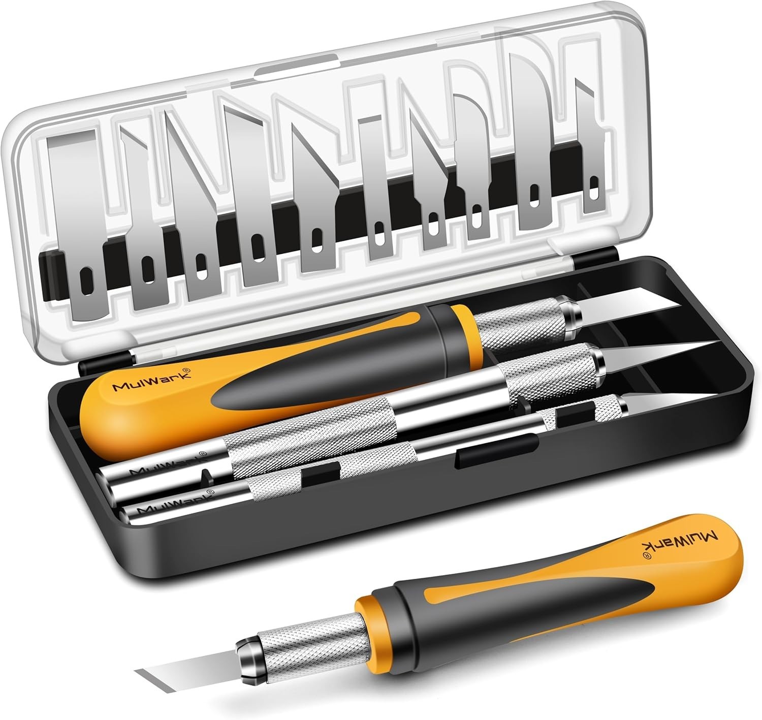16-Piece Precision Hobby Knife Set - Exacto Knife Set for Modeling - Craft Knife