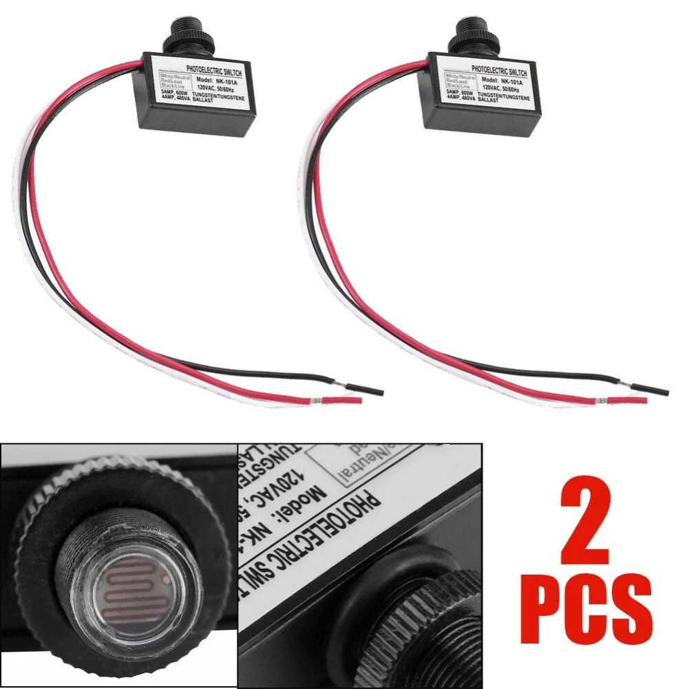 Button Style Photo Control Switch Compact Design Intelligent Light Control