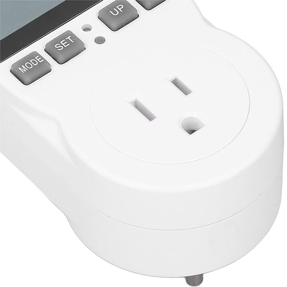 Digital Thermostat Outlet Plug Temperature Controller Heating Cooling with Probe