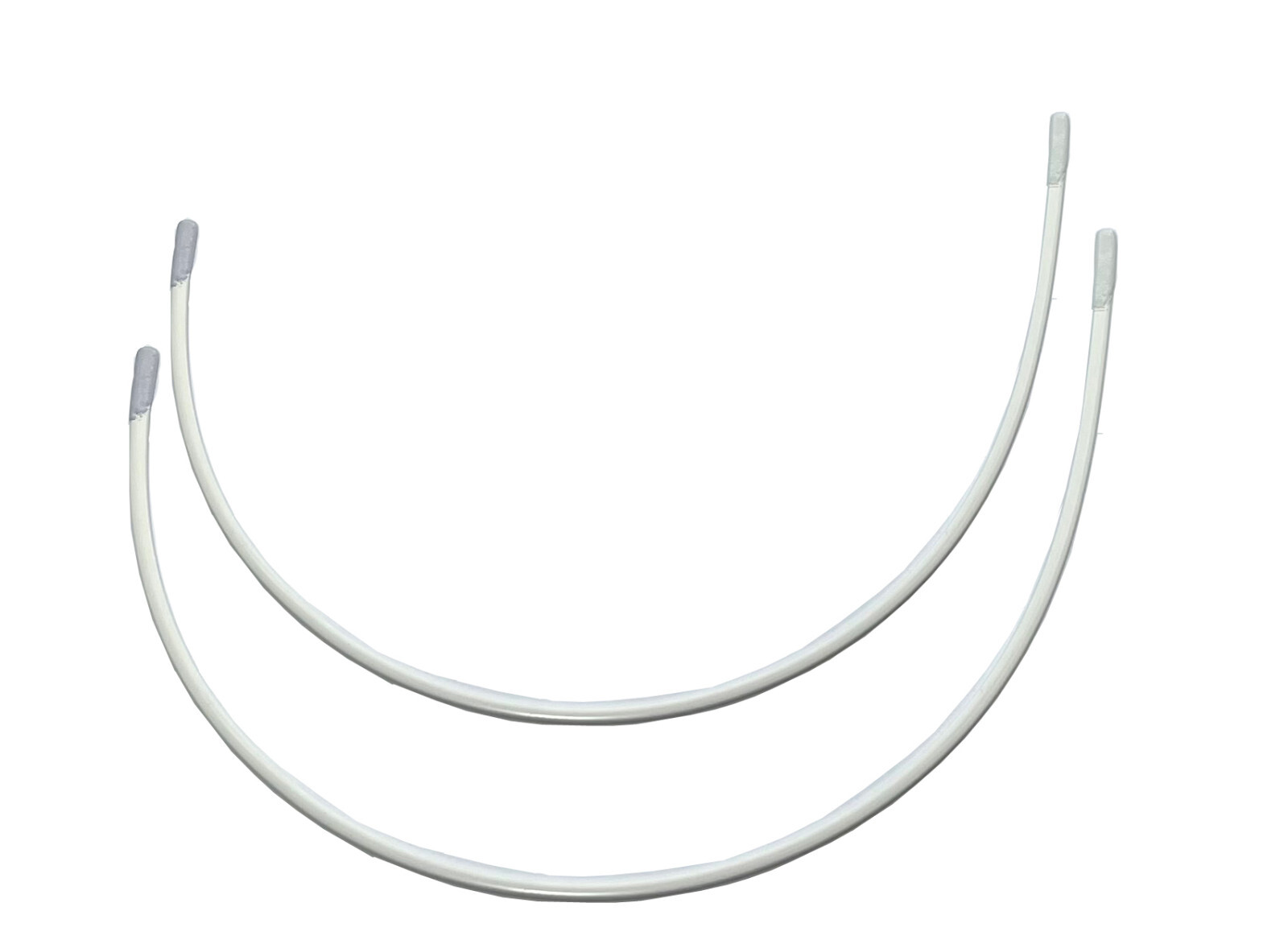 Bra Wire Underwire Replacement Boning Nylon Coated / Stainless Steel x 2 pcs