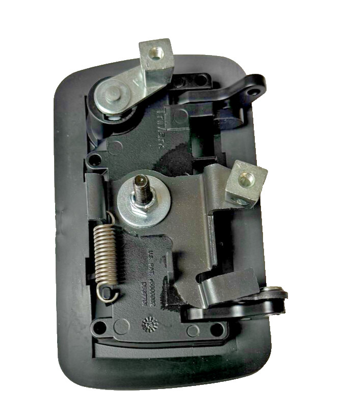 TriMark RV Door Lock 22668-01 Black Paddle Handle 2 Keys Utility Vehicles Van