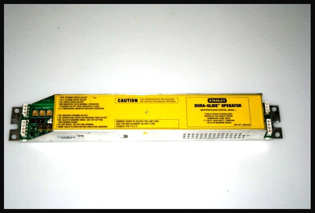 30-Day Warranty! RLBT-Stanley Model J Dura-Glide Operator Automatic Door Control