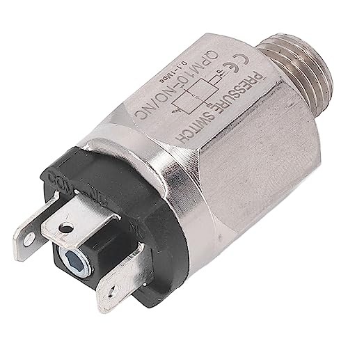 1/4in Thread Diaphragm Type Pressure Switch Stainless Steel Rubber Pressure S...