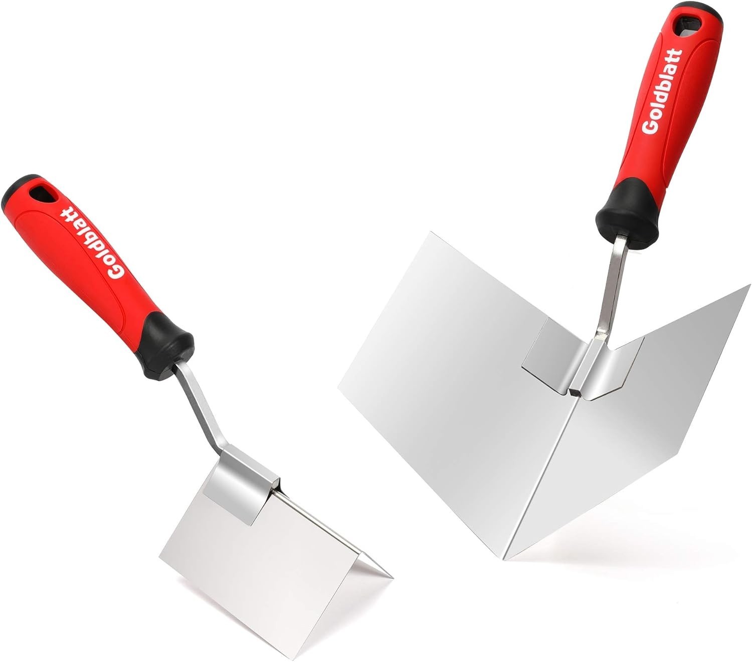 2 Piece Drywall Corner Tool Set, 5'' Outside Corner Knife & 3-1/2'' Inside Corn