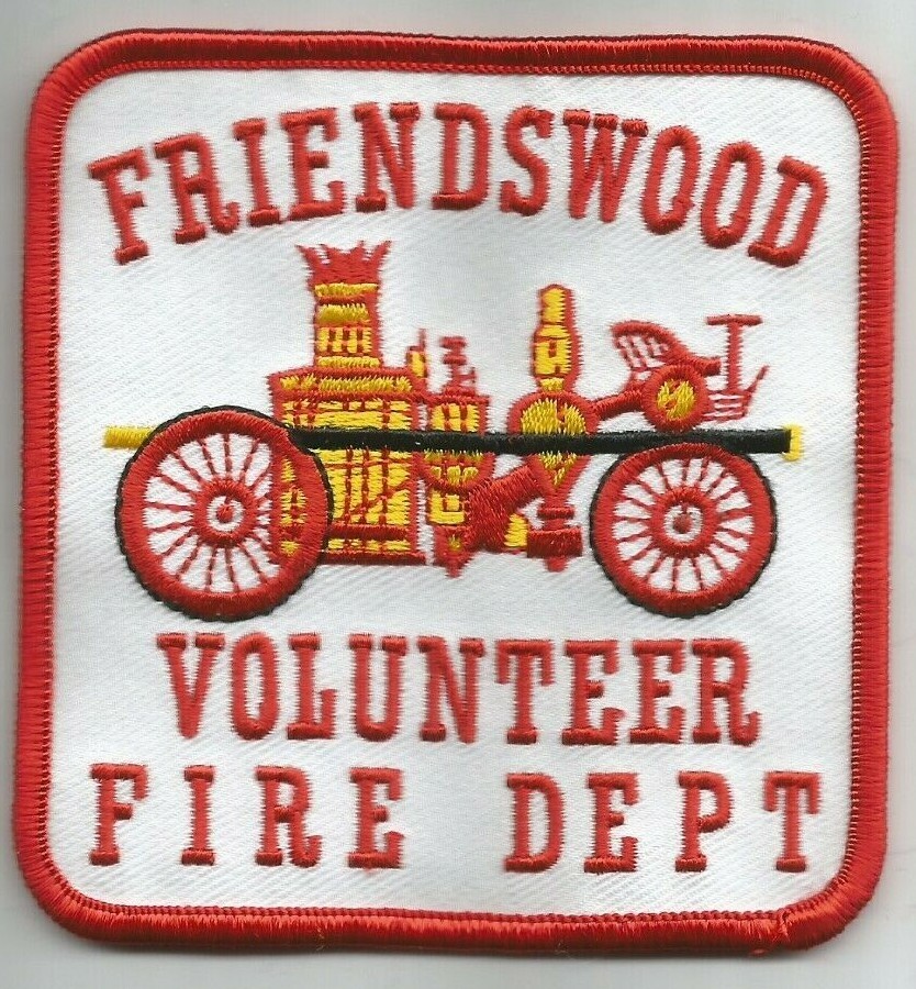 Friendswood  Fire Dept., Texas (3.5" x 3.5" size) fire patch