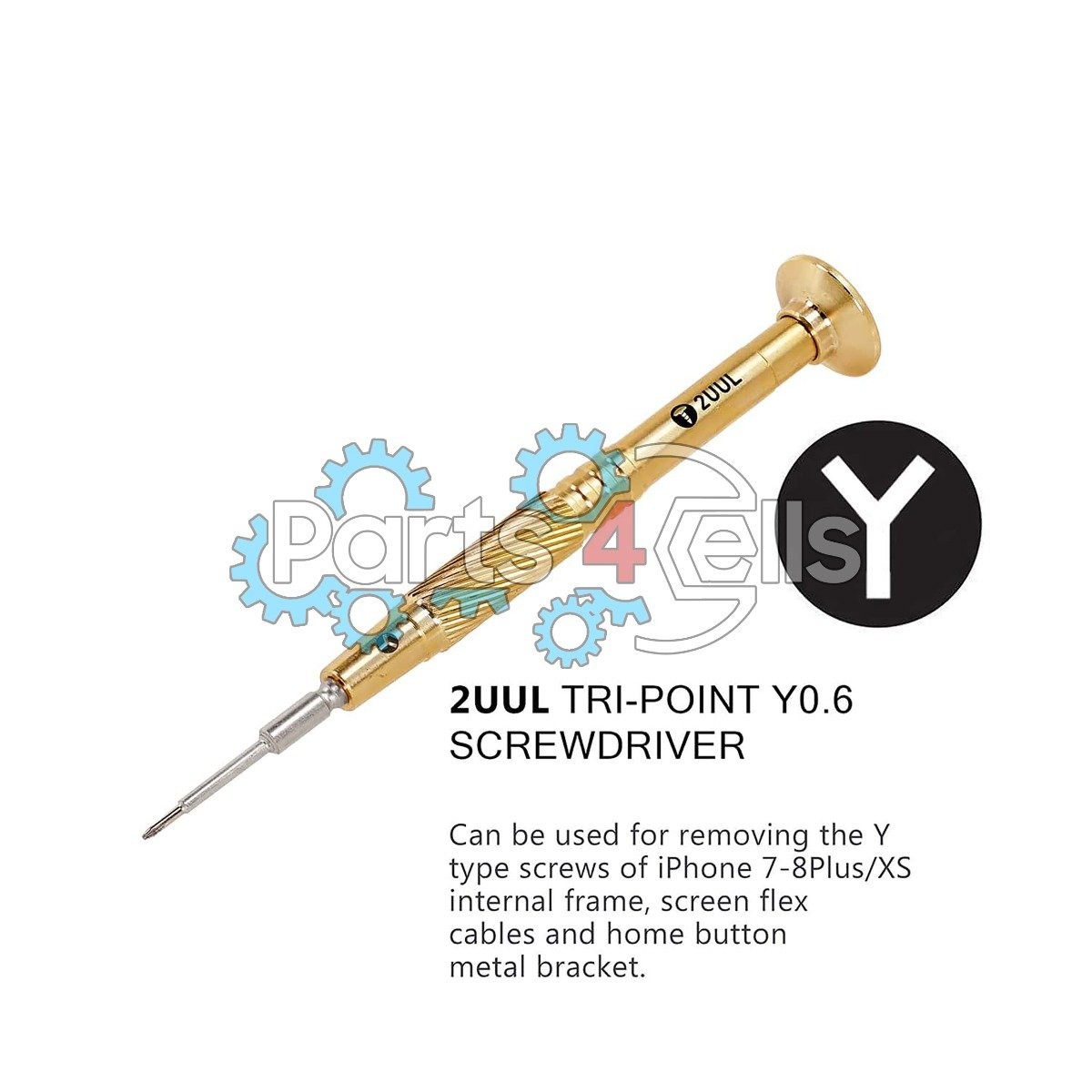 BST Brass Handle Heavy Weight Screwdriver for Phone Repair- Tri-Point Y0.6