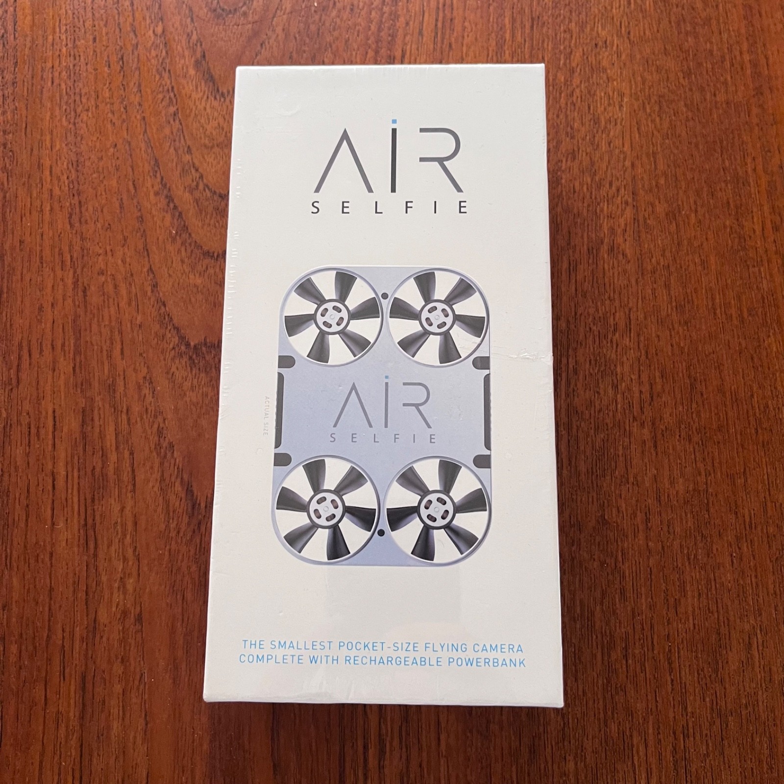 AirSelfie Pocket Size Drone Power Bank Set HD Cam Fast NEW SEALED