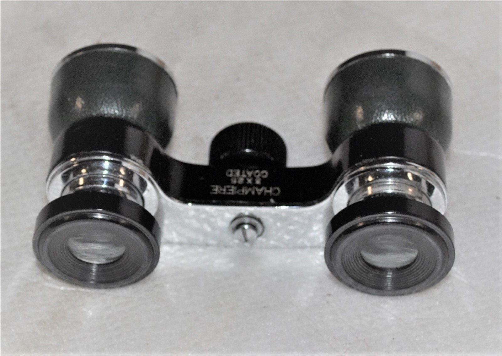 CHAMPIERE MINI BINOCULARS 3X25 COATED IN CASE COMMERCIAL SURPLUS GOOD
