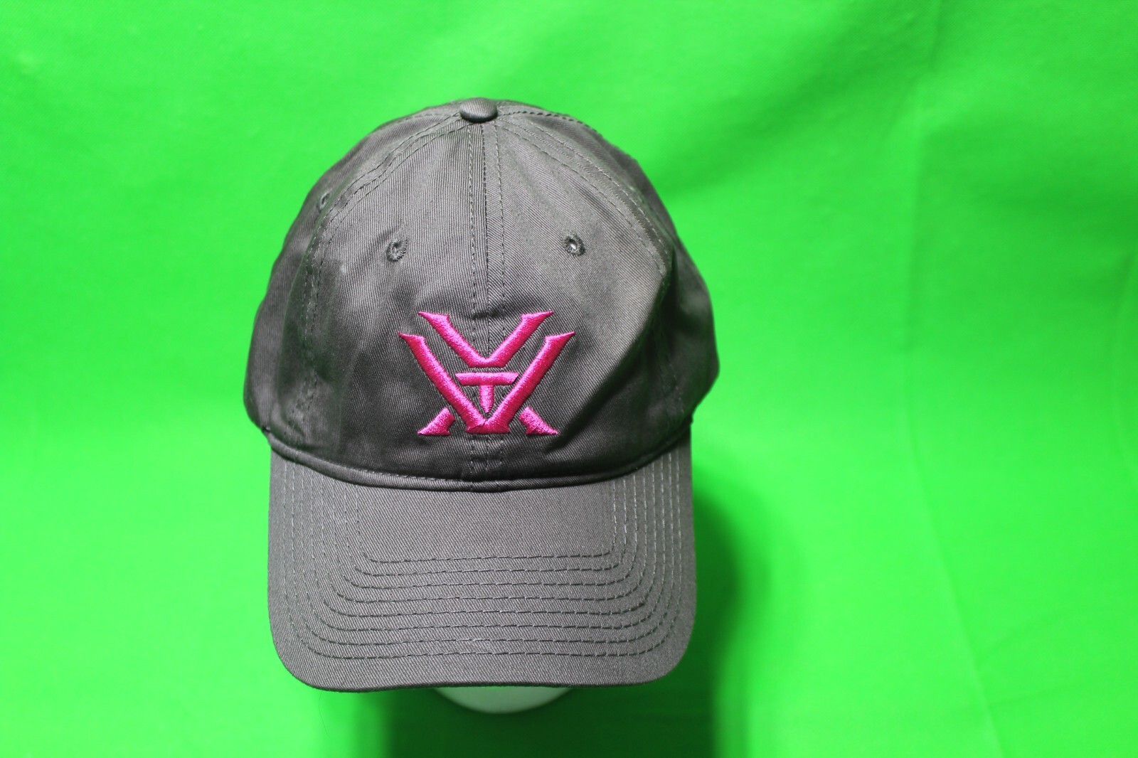 Vortex Optics Scope Hunting Women's Hat Baseball Cap Embroidered Gray Pink