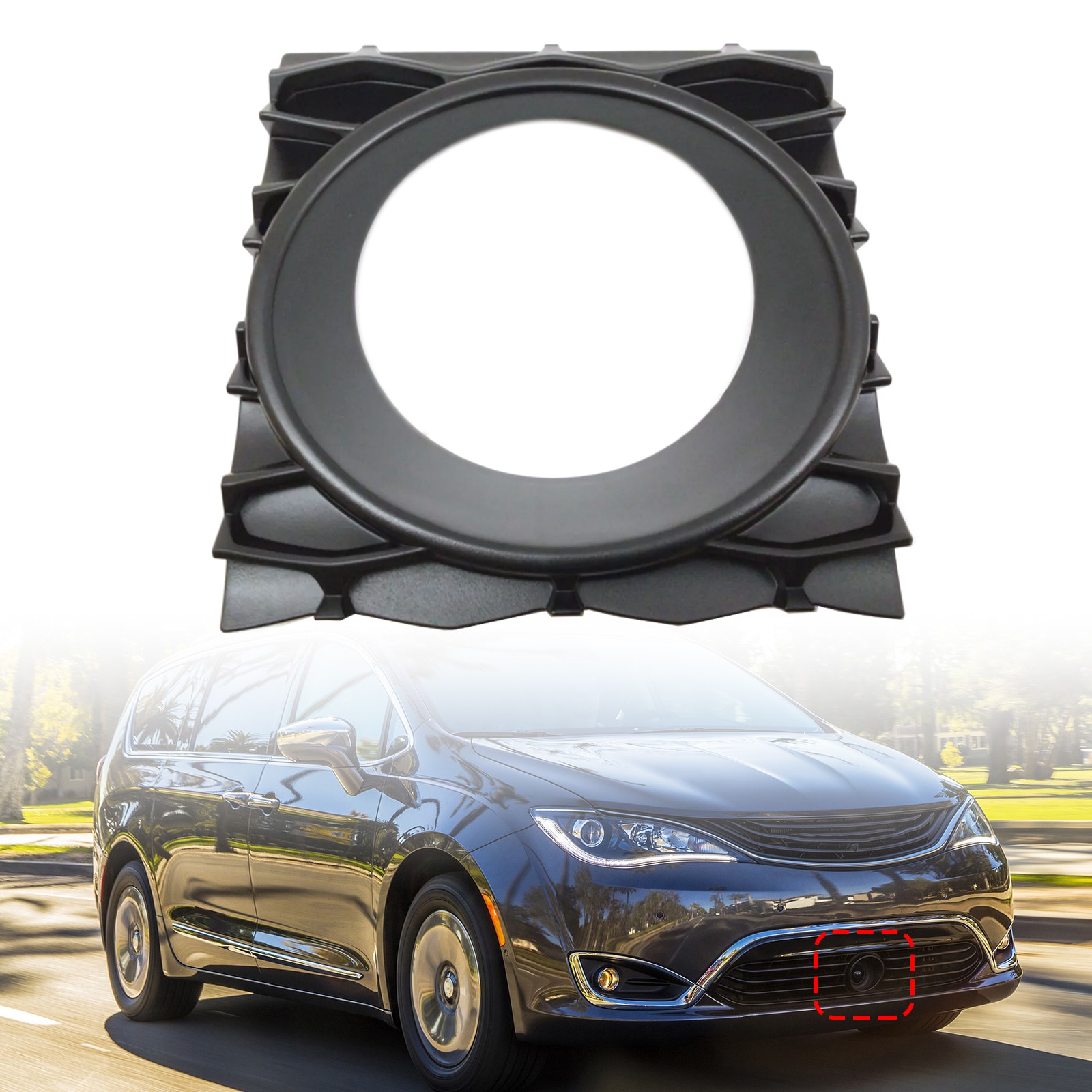 Adaptive Cruise Control Bezel Cover Black 68432233AA For Chrysler 2017-2020 US