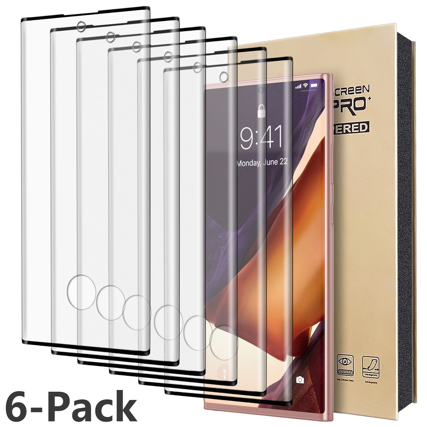 For Samsung Galaxy Note 20 / Note 20 Ultra Clear Tempered Glass Screen Protector