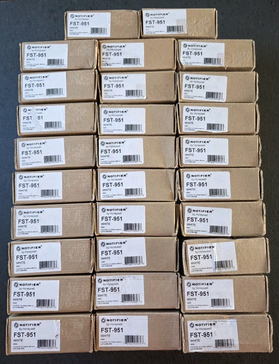 NOTIFIER FST-951 INTELLIGENT ADDRESSABLE 135° FIXED TEMP. HEAT DETECTOR 30 AVAIL