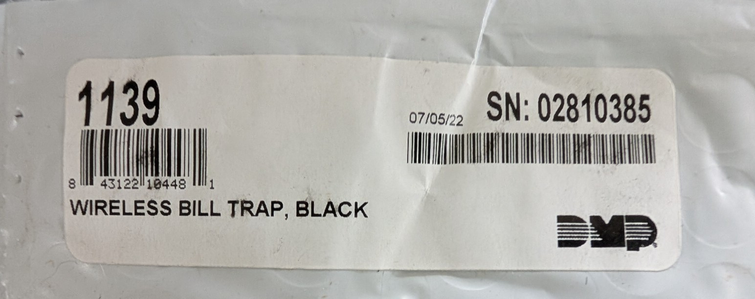 DMP 1139 Wireless Bill Trap Transmitter
