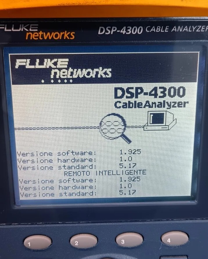 Upgrade Firmware FLUKE Network DSP-4000 DSP-4100 DSP-4300 DSP-4X00 DSP-4X00SR