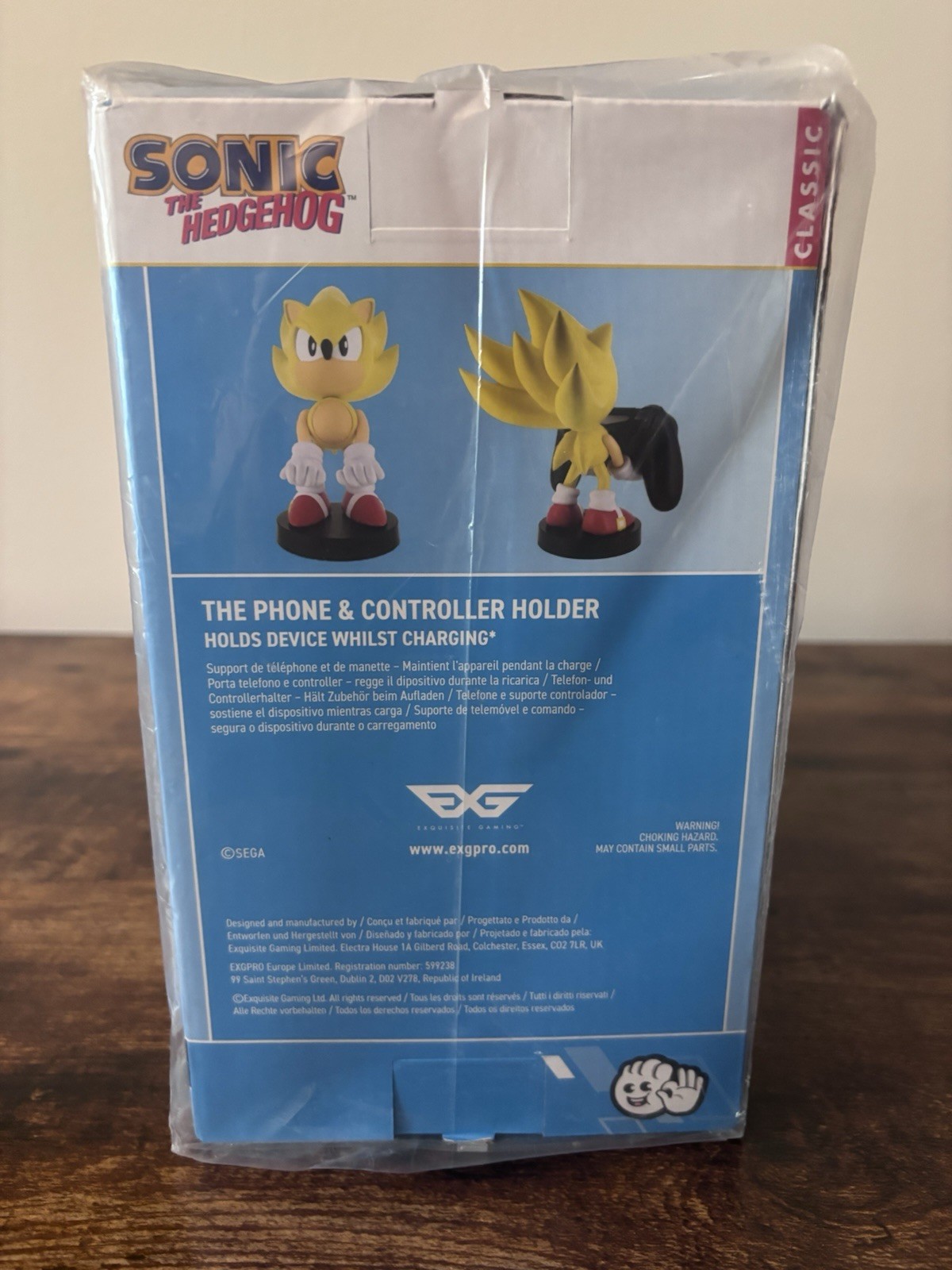 The Cable Guys Super Sonic The Hedgehog Controller Holder