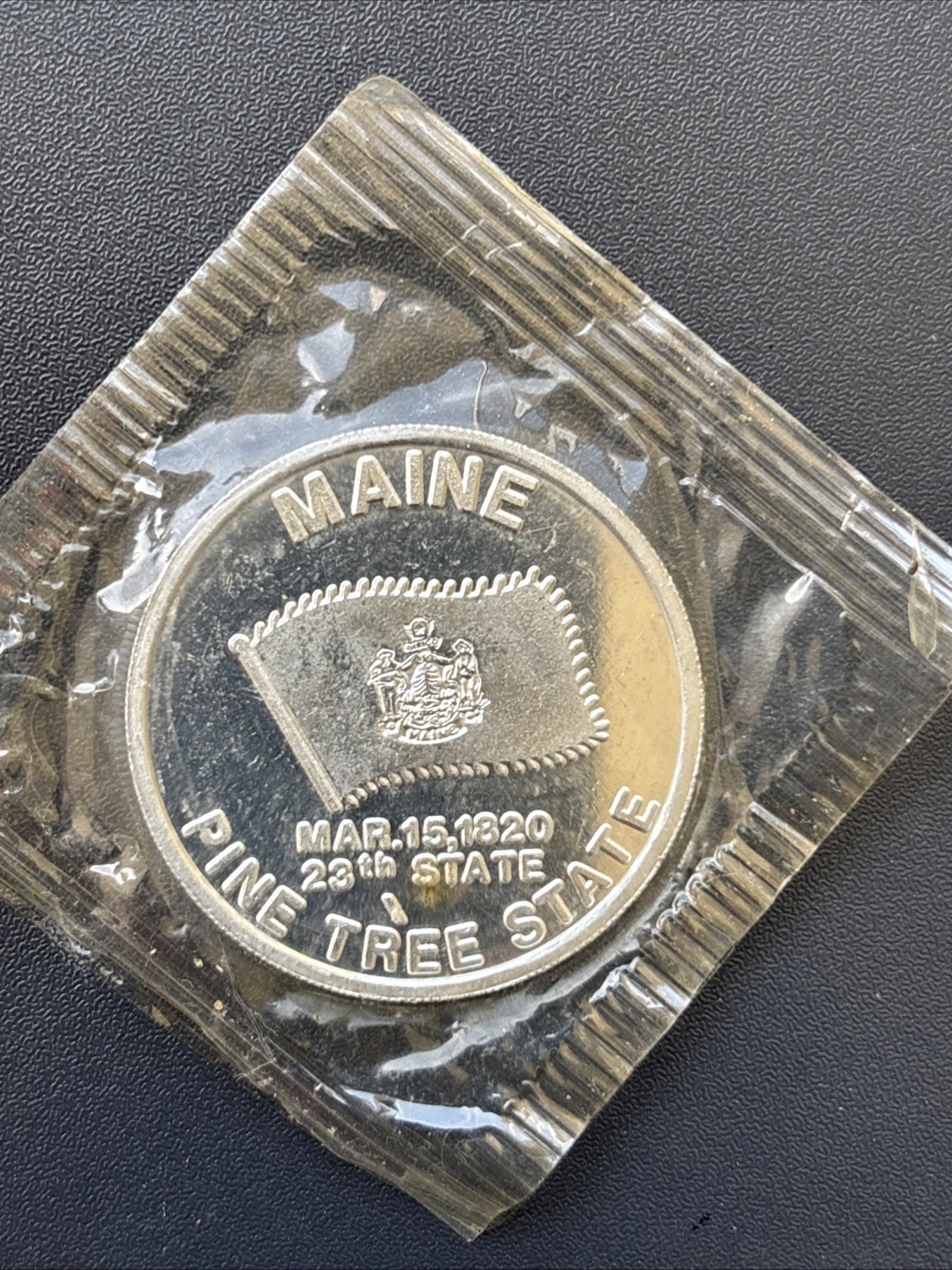 Maine Pine Tree State Coin Still In Packaging