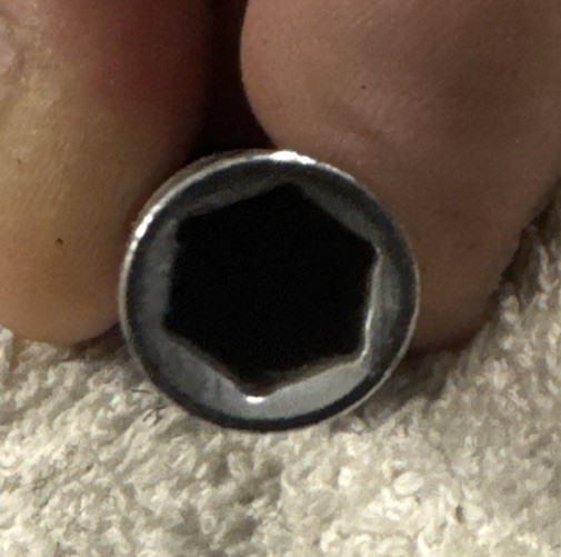 9/32" x 1/4"  Hart Deep Socket Chrome 6 Pt vtg tool