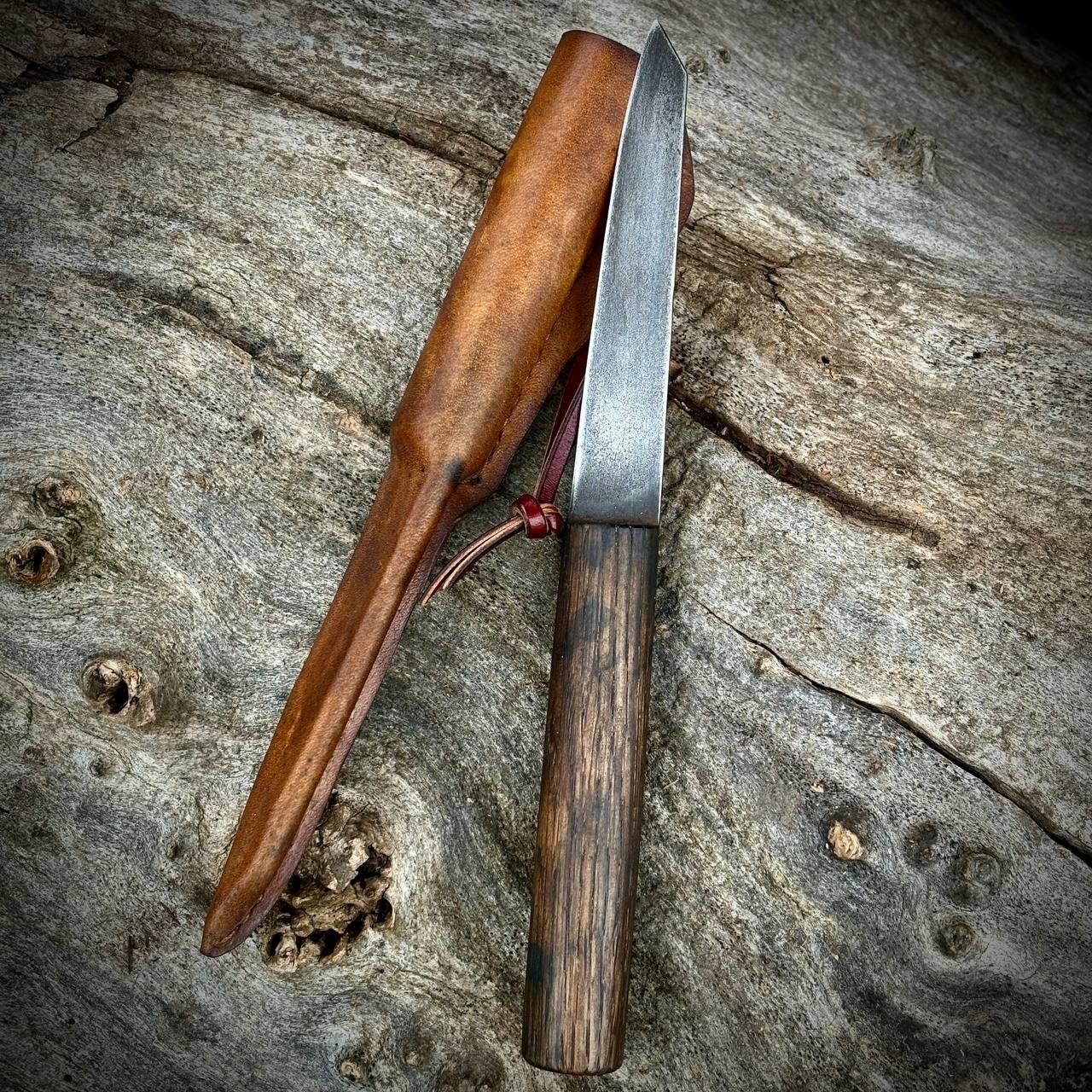 Medieval Viking Knife Replica – 11th-13th Century Ancient Rus' Tang Blade