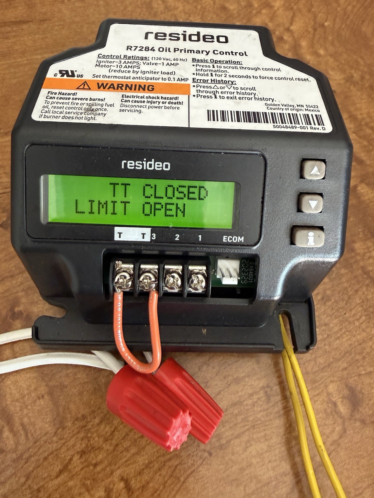 1-(used) R7284 Oil Primary Control