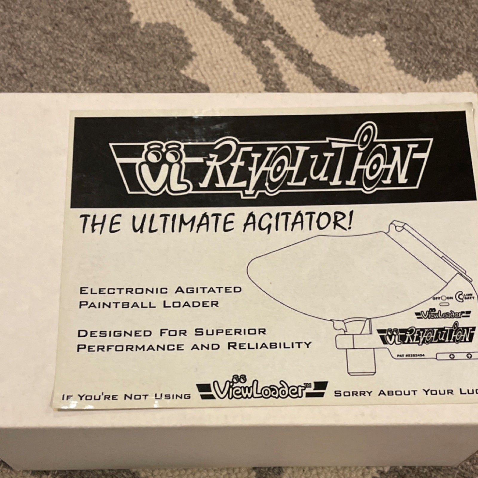 Viewloader VL Revolution Paintball Hopper Loader VL Revolution 18V