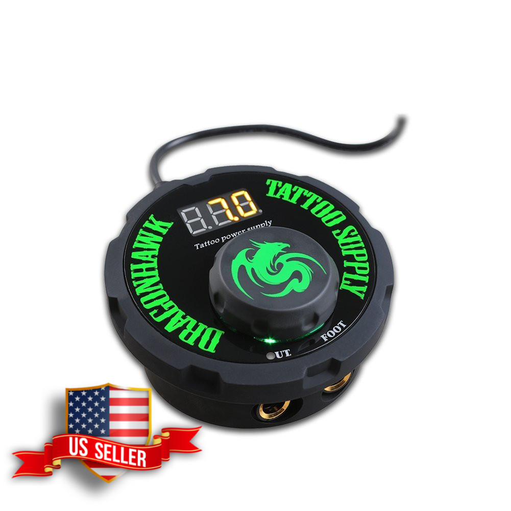 Dragonhawk Airfoil Tattoo Power Supply for Tattoo Machines