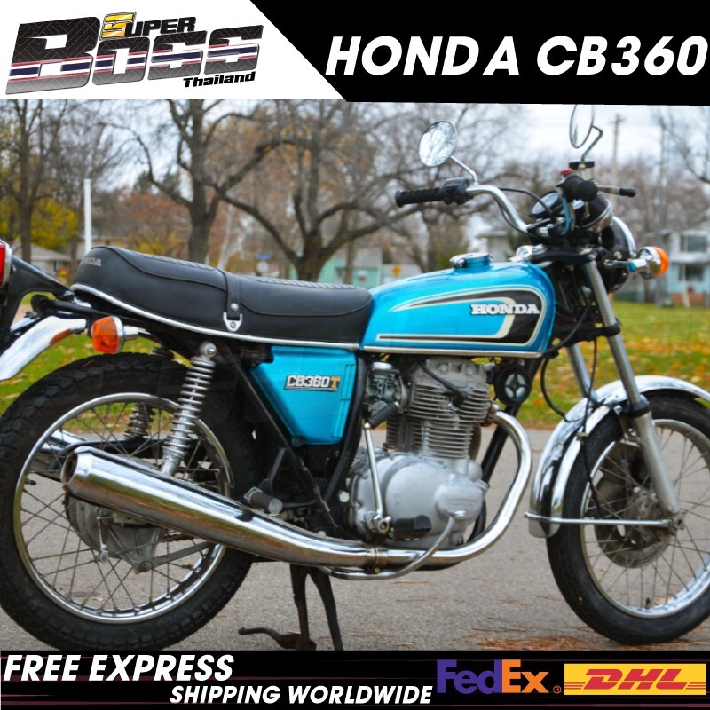 Exhaust Muffler Set For HONDA CB360 ***PT Style***