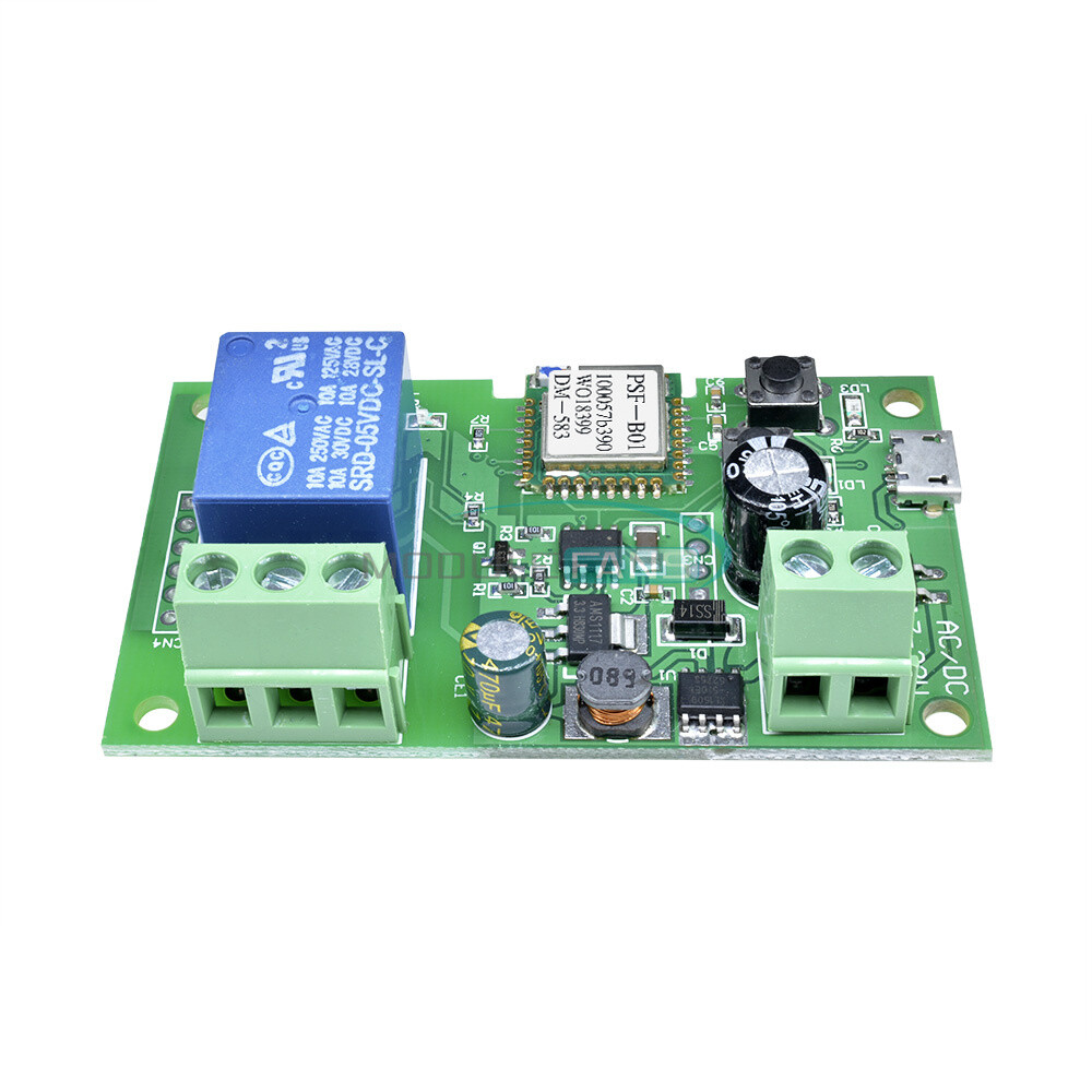2/5/10PCS WiFi Wireless Smart Switch Home Relay Module 5-12V Self-locking