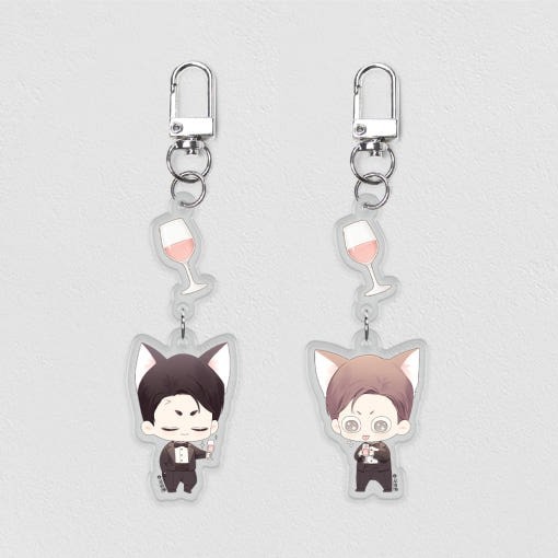 Webtoon MD [ POP THE BEYOND ] 4 Week Lovers 4주 애인 Acrylic Keyring 키링 (OFFW255)