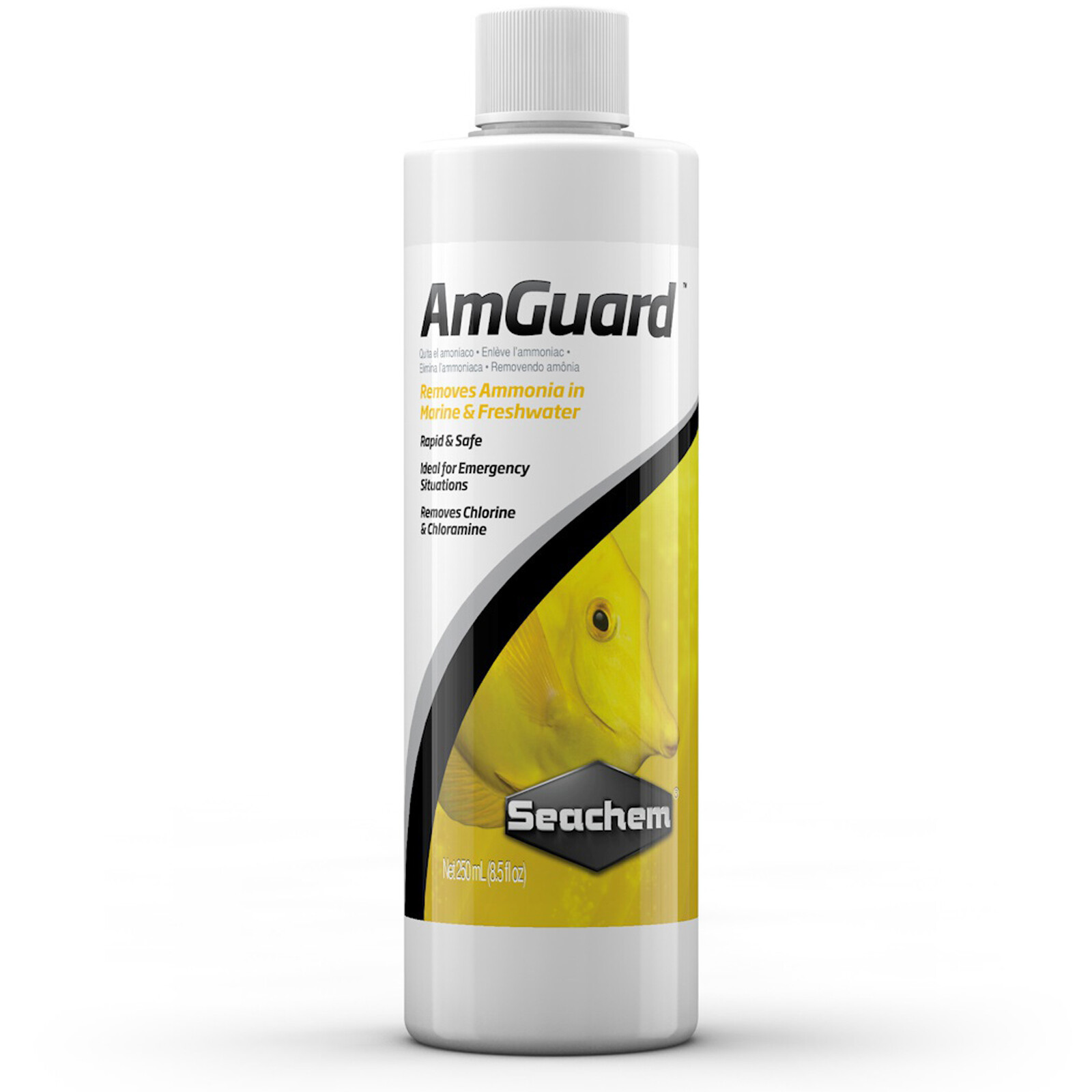 Seachem AmGuard 250 mL Removes Ammonia in Freshwater and Marine Aquariums