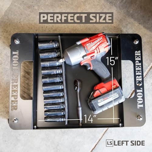 Tool Creeper Metal Rolling Tool Tray