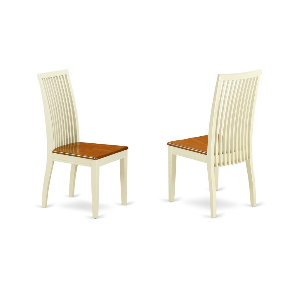Dining Room Set Buttermilk & Cherry, MZIP5-WHI-W