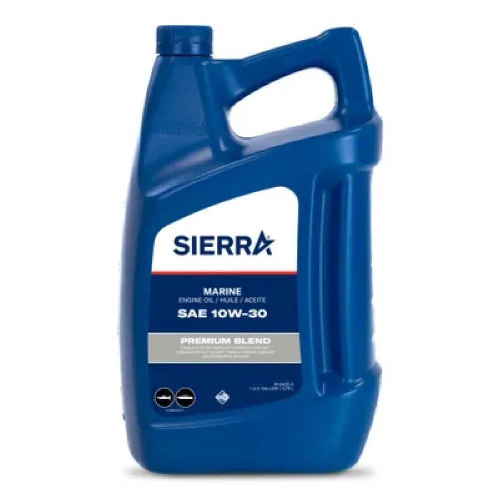 Sierra 18-9420-3 SAE 10W-30 FC-W 4-Stroke Marine Engine Oil, 1 Gallon
